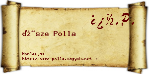 Ősze Polla névjegykártya